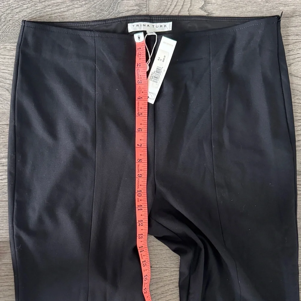 🌼TRINA TURK🌼 Dynamic Front Slit Flare Pants, Size 10 - Picture 6 of 11